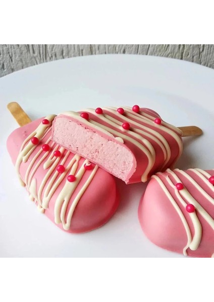 Style2 Silikon Dondurma Kalıp Dıy Çikolata Tatlı Popsicle Kalıpları Tepsi Buz Küpü Makinesi Ev Yapımı Araçları Yaz Parti Malzemeleri (Yurt Dışından)