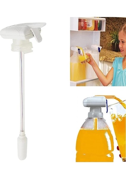 Beyaz Kutulu Otomatik Içecek Dağıtıcısı Elektrikli Su Pompası Ev Portakal Suyu Süt Su Sebili Içme Çeşmesi Basın Pipet Agua (Yurt Dışından)