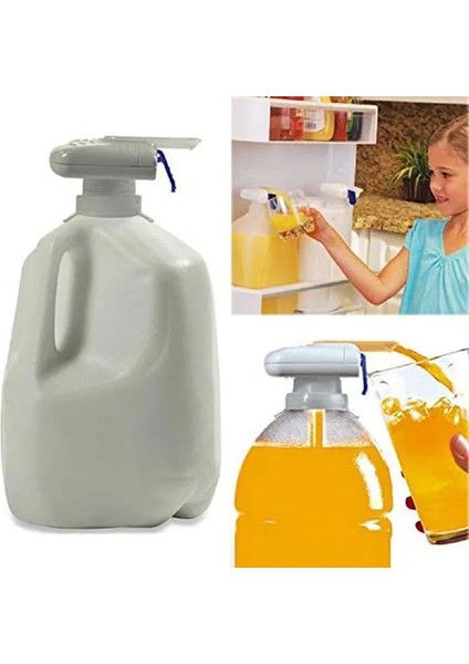 Beyaz Kutulu Otomatik Içecek Dağıtıcısı Elektrikli Su Pompası Ev Portakal Suyu Süt Su Sebili Içme Çeşmesi Basın Pipet Agua (Yurt Dışından)