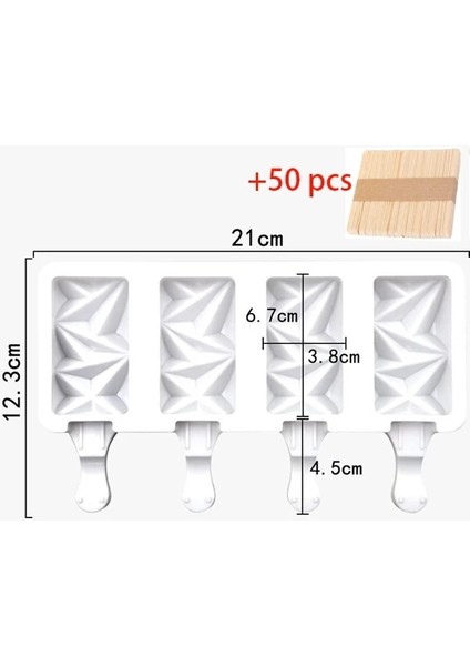 Tip 9 Dondurma Kalıpları Silikon Popsicle Kalıp Freeze Dondurma Yapma Makinesi Dıy Tatlı Kalıp Formu Popsicle Kalıp Cakesicle Kalıp Araçları (Yurt Dışından)