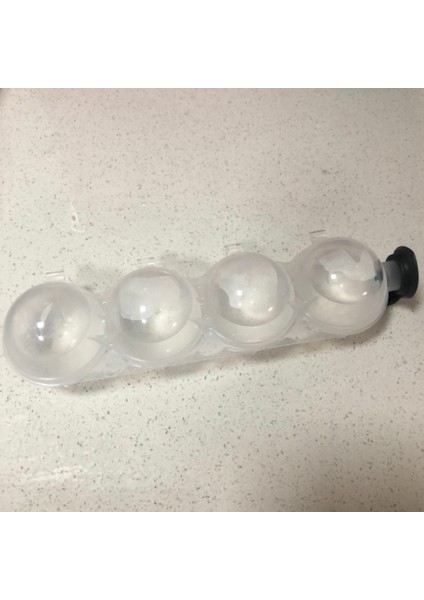 Stil 1 18X5X4.5 cm 4 Delik Buz Küpü Makineleri Yuvarlak Buz Hokeyi Kalıp Viski Kokteyl Votka Topu Buz Kalıp Bar Parti Mutfak Buz Kutusu Dondurma Yapma Makinesi Aracı (Yurt Dışından) indirimleri