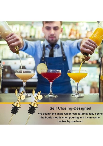 Gümüş Zeytinyağı Dağıtıcı Emzik Paslanmaz Çelik Likör Sirke Dökün Otomatik Saygısız Dökücüler Sızdırmaz Fiş Şişe Tıpası Mutfak Aracı (Yurt Dışından) modelleri