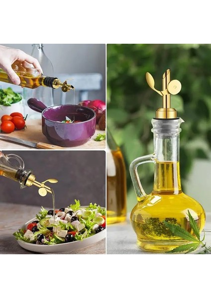 Gümüş Zeytinyağı Dağıtıcı Emzik Paslanmaz Çelik Likör Sirke Dökün Otomatik Saygısız Dökücüler Sızdırmaz Fiş Şişe Tıpası Mutfak Aracı (Yurt Dışından) indirimleri