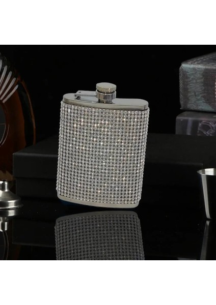 Mavi 180 ml Anti-Damla Cep Şişesi Paslanmaz Çelik Şarap Şişesi Taklidi Çivili Sızdırmaz 304 Yeniden Kullanılabilir Bayanlar Için Özel (Yurt Dışından) modelleri