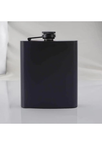 7oz 6oz/7oz/8oz Cep Şişesi Sızdırmaz Paslanmaz Çelik Flagon Şarap Pot Şişesi Likör Için Uygun Mat Siyah Cep Viski Şişesi (Yurt Dışından) indirimleri
