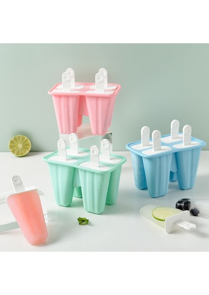 B 2 Yeniden Kullanılabilir Dıy Buz Kutusu Dondurma Kalıbı Popsicle Kalıp 4 Izgaralar 6 Izgaralar Dondurma Popsicle Kalıp Silikon Mutfak Aksesuarları 아이스박스 (Yurt Dışından)
