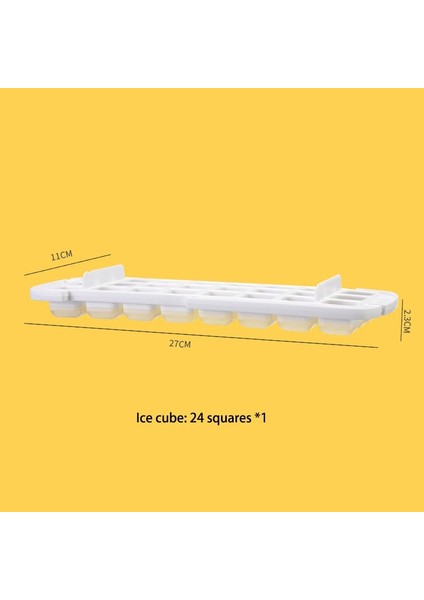 Sadece Kalıp Sarı Silikon Buz Kalıbı ve Saklama Kutusu 2 In 1 Buz Küpü Tepsi Yapımı Kalıp Kutu Seti Maker Bar Mutfak Aksesuarları Mutfak Eşyaları Ev Hool (Yurt Dışından)
