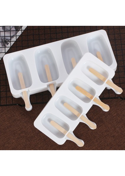 4 Hücre Küçük 4/8 Hücre Magnum Silikon Kalıp Silikon Dondurma Kalıp Popsicle Kalıpları Dıy Dondurma Kalıp Buz Pop Maker Kalıp Buz Tepsisi (Yurt Dışından) fırsatları