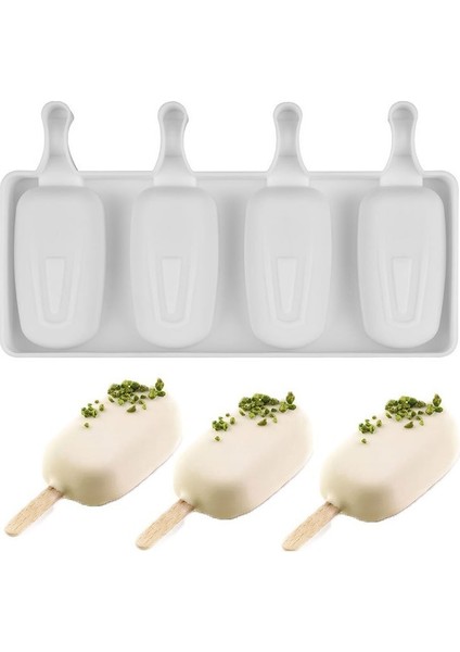 4 Hücre Küçük 4/8 Hücre Magnum Silikon Kalıp Silikon Dondurma Kalıp Popsicle Kalıpları Dıy Dondurma Kalıp Buz Pop Maker Kalıp Buz Tepsisi (Yurt Dışından) indirimleri