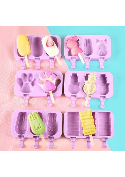 3 Yapı Taşları Silikon Dünyası 8/4/3 Delik Silikon Kalıp Silikon Dondurma Kalıp Popsicle Kalıpları Dıy Dondurma Kalıp Buz Pop Maker Kalıp Buz Tepsisi (Yurt Dışından) modelleri