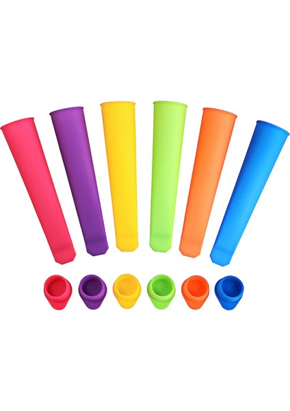 Turuncu Silikon Dondurma Kalıp Diy Popsicle Makineleri Yaz Dondurma Yoğurt Jöle Buz Pop Kalıp Diy Mutfak Gereçleri Aksesuarları (Yurt Dışından) fiyatları
