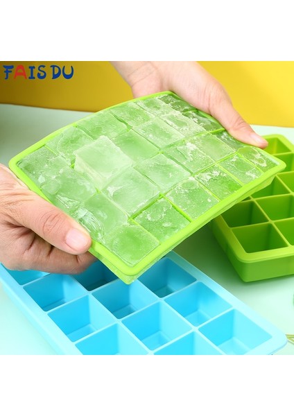 Pembe 24 Izgaralar Kapaklı Faıs Du 4-24 Izgara Silikon Küp Kalıp Kokteyl Bar Pub Için Kapaklı Şarap Viski Buz Blokları Makinesi Kare Buz Küpü Tepsi Kalıp (Yurt Dışından) indirimleri