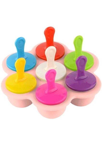 Pembe Gösterisi Olarak Dondurma Buz Pops Kalıp Taşınabilir Gıda Sınıfı Popsicle Kalıp Topu Makinesi Bebek Dıy Gıda Takviyesi Araçları Meyve Sarsıntı Aksesuarları (Yurt Dışından)
