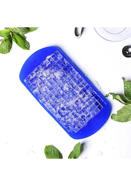 1 Adet Gıda Sınıfı 160 Izgaralar Kavite Silikon Çubuk Buz Küpü Tepsi Mini Buz Küpleri Küçük Kare Kalıp Buz Yapım Makinesi Silikon Kalıp Dropshipping (Yurt Dışından) modelleri