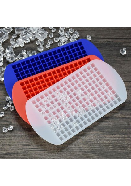 1 Adet Gıda Sınıfı 160 Izgaralar Kavite Silikon Çubuk Buz Küpü Tepsi Mini Buz Küpleri Küçük Kare Kalıp Buz Yapım Makinesi Silikon Kalıp Dropshipping (Yurt Dışından) fırsatları