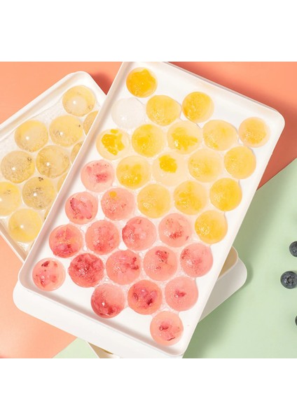 Bir Buz Tepsisi Gıda Sınıfı Silikon Buz Kalıpları Güvenli ve Dayanıklı Buzdolabı Fırınında Kullanılabilir Ev Yapımı Buz Tepsisi Buz Topu Kalıbı Yapımı (Yurt Dışından) indirimleri