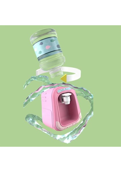 Pembe Mini Su Sebili Çocuk Oyuncak Içme Suyu Soğutucu Sevimli Meyve Suyu Süt Içme Pompası Çeşme Simülasyon Karikatür Mutfak Oyuncak (Yurt Dışından) modelleri