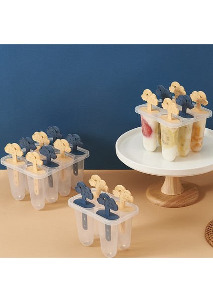 Mavi ve Sarı 8 Izgara 4/6/ızgara Çubuklu Popsicle Kalıpları Kalıp Dondurma Kalıbı Popsicle Kalıp Dıy Dondurma Kalıp Ev Yapımı Dondurma Popsicle Kalıp (Yurt Dışından)