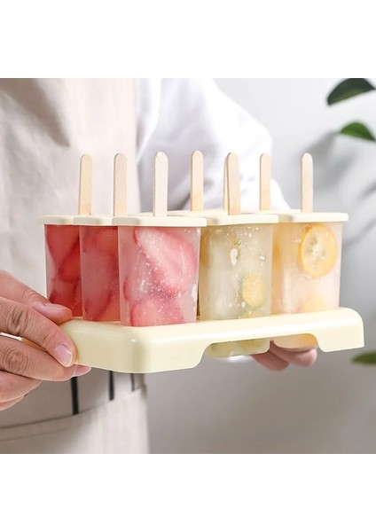 4 Adet Mavi Gıda Sınıfı Pp Dondurma Modeli Dondurma Modeli Toz Geçirmez Anti-Kanal Lezzet Kapaklı Popsicle Kalıp Dondurma Popsicle Kalıp (Yurt Dışından) fiyatları