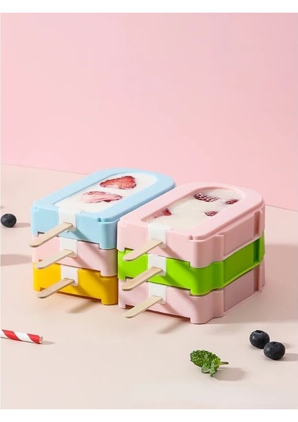 4 Adet Mavi Gıda Sınıfı Pp Dondurma Modeli Dondurma Modeli Toz Geçirmez Anti-Kanal Lezzet Kapaklı Popsicle Kalıp Dondurma Popsicle Kalıp (Yurt Dışından) indirimleri