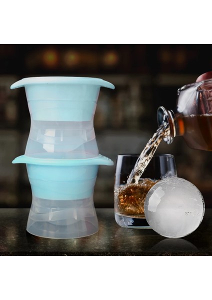 Küçük Mavi Viski Yuvarlak Buz Küpü Makinesi Silikon Küresel Buz Kalıbı Buz Yapma Makinesi Makinesi Hızlı Dondurucu Buz Kalıp Tepsisi Dondurma Modu Buz Kalıbı (Yurt Dışından) fiyatları