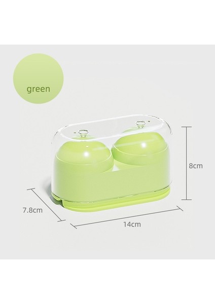 Yeşil Çift Pres Büyük Buz Hokeyi Kalıp Gıda Sınıfı Büyük Top Buz Kafes Ev Buz Kalıp Kutusu (Yurt Dışından)