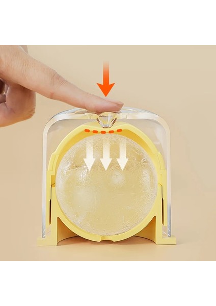 Yeşil Çift Pres Büyük Buz Hokeyi Kalıp Gıda Sınıfı Büyük Top Buz Kafes Ev Buz Kalıp Kutusu (Yurt Dışından) fırsatları