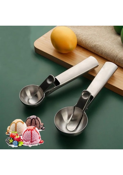 Gümüş Paslanmaz Çelik Dondurma Kaşığı Meyve Kazıcı Dondurma Kaşığı Dondurma Kaşığı Kartopu Kazma Kaşığı Yaratıcı Tatlı Kaşığı (Yurt Dışından) fırsatları