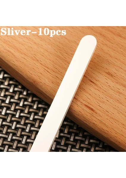 SLIVER-10PCS 10PCS Yeniden Kullanılabilir Dondurma Çubukları Akrilik Dondurma Çubuğu Creamsicle Cakesicle Şeker Kek Pop Kalıp Sopa Dıy Buz Lollies El Sanatları (Yurt Dışından)