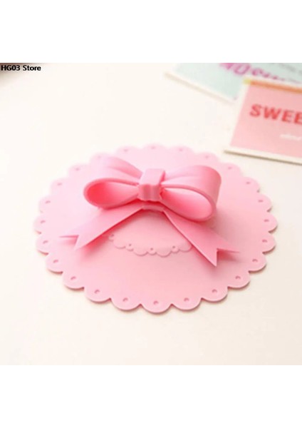 Beyaz Kawaii Ilmek Anti-Toz Silikon Kapaklar Çay Bardağı Kapağı Kahve Çay Bardağı Vasos De Plastico Emme Mühür Kapağı Hediyeler (Yurt Dışından) modelleri