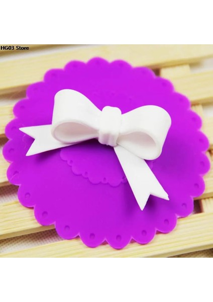 Beyaz Kawaii Ilmek Anti-Toz Silikon Kapaklar Çay Bardağı Kapağı Kahve Çay Bardağı Vasos De Plastico Emme Mühür Kapağı Hediyeler (Yurt Dışından) indirimleri