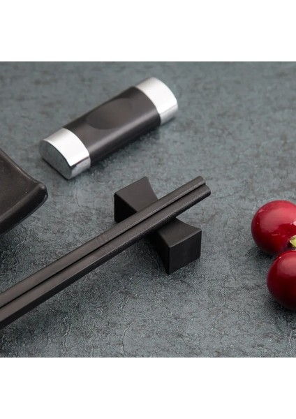Stil 4 Alaşım Çin Chopstick Gıda Sopa Suşi Çubuklarını Çubuklarını Dinlenme Çubuklarını Tutucu Kaşık Yastık Şekli Çerçeve Mutfak Aletleri (Yurt Dışından)