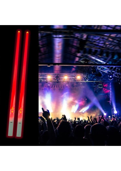 Sarı 1 Çift LED Işın Kılıcı Çubuk Aydınlık Çubuklar Ayrılabilir Yıkanabilir Gıda Güvenli Mutfak Sofra Parti Disko Prop (Yurt Dışından) indirimleri