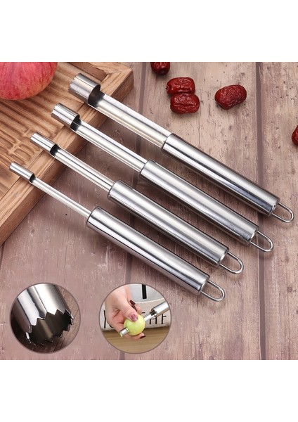 3 Adet Set 1/4 Adet Meyve Oyacağı Paslanmaz Çelik Meyve Oyacağı Kırmızı Tarihler Armut Elma Oyacağı Çok Fonksiyonlu Mutfak Çekirdeği Kaldırılan Aletler (Yurt Dışından)