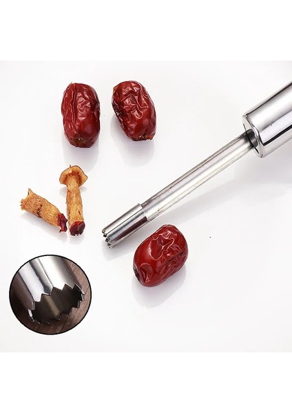 3 Adet Set 1/4 Adet Meyve Oyacağı Paslanmaz Çelik Meyve Oyacağı Kırmızı Tarihler Armut Elma Oyacağı Çok Fonksiyonlu Mutfak Çekirdeği Kaldırılan Aletler (Yurt Dışından)