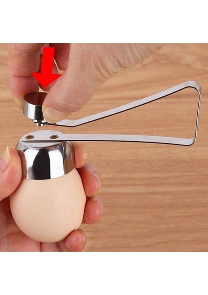 Siyah Weıluo Yeni Taşınabilir Mutfak Aletleri ve Alet Paslanmaz Çelik Yumurta Topper Kesici Haşlanmış Çiğ Yumurta Kabuğu Açıcı Makas Aracı (Yurt Dışından) indirimleri
