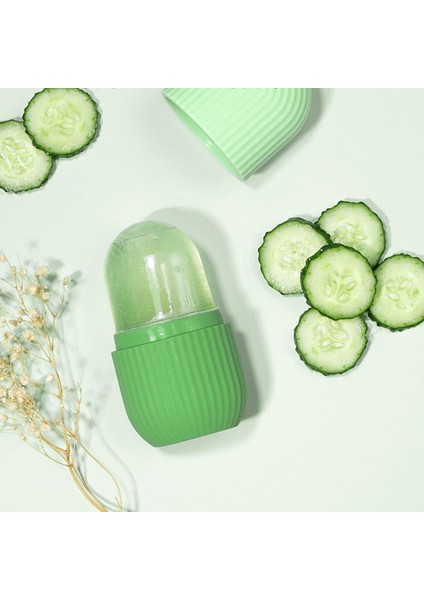 Green1 Yüz Buz Küpü Kalıp Silikon Dondurucu Güzellik Şişme Yüz Masajı Nemlendirici Yıkanabilir Fırın Buzlanma Kalıp Pembe (Yurt Dışından)