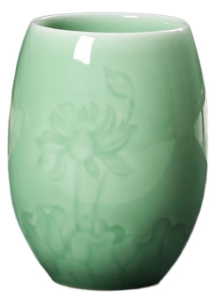 B Tarzı Çay Bardağı Porselen Seramik Çay Fincanı 200 ml Longquan Seladonlar Su Bardağı Ana Bardak Kahve Süt Kupa Teaware Ev Drinkware Konteyner (Yurt Dışından) modelleri