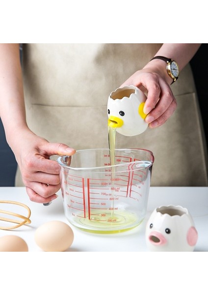 Sarı Yumurta Beyaz Ayırıcı Sevimli Tavuk Seramik Yumurta Sarısı Protein Ayırıcı Yumurta Filtresi Mutfak Aletleri Pişirme Aksesuarları Yumurta Tutucu (Yurt Dışından) fırsatları