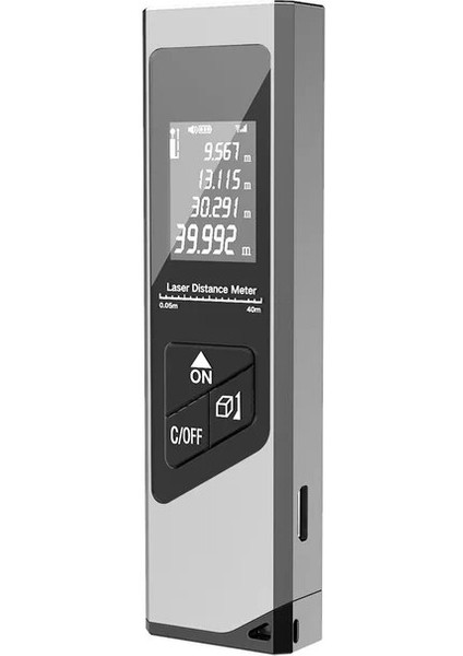 Yatay 40 M 40/60/80 M Akıllı Dijital Lazer Mesafe Ölçer Aralığı Taşınabilir Uzaklık Ölçer Mesafe Bulucu Mini El Mesafe Ölçme Aracı Ölçer (Yurt Dışından)