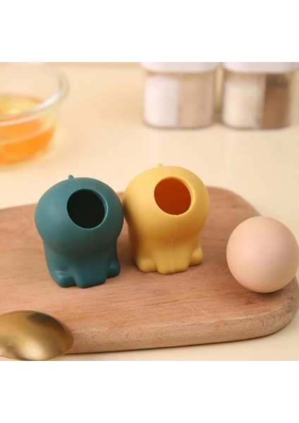 Sarı Yumurta Sarısı Emme Gıda Sınıfı Sıkma Karikatür Şekli Yumurta Bölücü Koku Yok Manuel Yumurta Sarısı Ayırıcı Pişirme Aracı Mutfak Gadget'ı (Yurt Dışından)