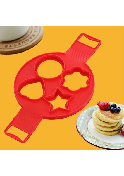 Style3 Silikon Omlet Kalıp Dört Delikli Yedi Delikli Yumurta Gözleme Aparatı Çok Fonksiyonlu Mutfak Kalıp Pişirme Aksesuarları (Yurt Dışından) fırsatları
