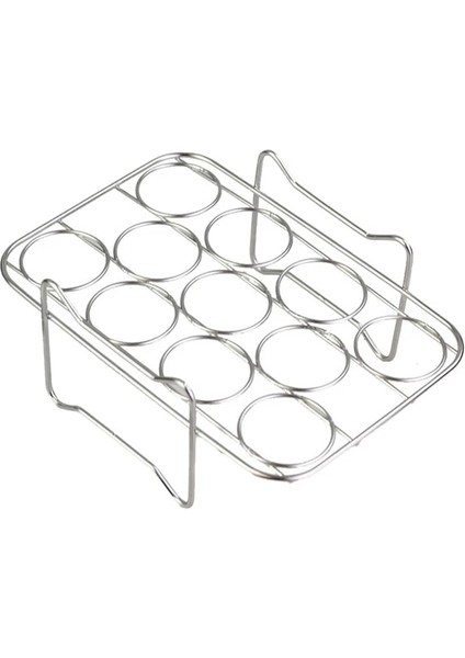 Gümüş 1 Adet Yumurta Vapur Rafı Paslanmaz Çelik Hava Fritöz Rafı Yedek Parçalar Hava Fritöz Aksesuarları Nınja Foodi DZ201/401 (Yurt Dışından)