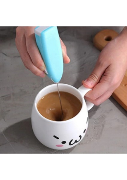 Siyah Elektrikli Kahve Mikser Şarj Edilebilir Süt Yumurta Çalkalayıcı Makinesi Frother Foamer USB Şarj Yumurta Çırpıcı El Ayarlanabilir Blender (Yurt Dışından)