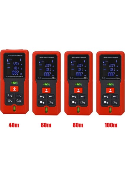 Siyah 60M 40M 60M 80M 100M Lazer Uzaklık Ölçerler Dijital Lazer Mesafe Ölçer Elektrik Seviye Bandı Misuratore Lazer Mesafe Ölçümü (Yurt Dışından) fiyatları