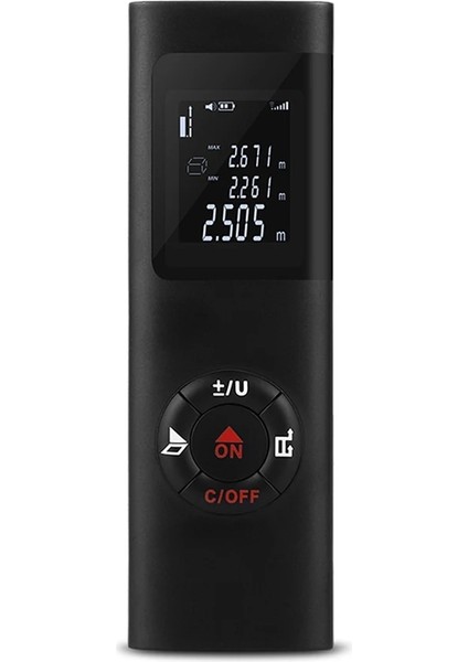 40 M Dijital Seviye Lazer Uzaklık Ölçer Mesafe Ölçer Mini USB El Kızılötesi Mesafe Bulucu Doğru Taşınabilir Ölçüm Bandı (Yurt Dışından)