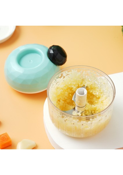 Yeşil Yeni 300 ml Döndür Sarımsak Presi Kırıcı Sebze Soğan Kesici Manuel Et Kıyma Sarımsak Kıyıcı Mutfak Pişirme Aksesuarları (Yurt Dışından) modelleri