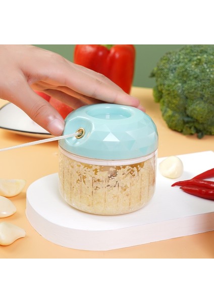 Yeşil Yeni 300 ml Döndür Sarımsak Presi Kırıcı Sebze Soğan Kesici Manuel Et Kıyma Sarımsak Kıyıcı Mutfak Pişirme Aksesuarları (Yurt Dışından) fırsatları