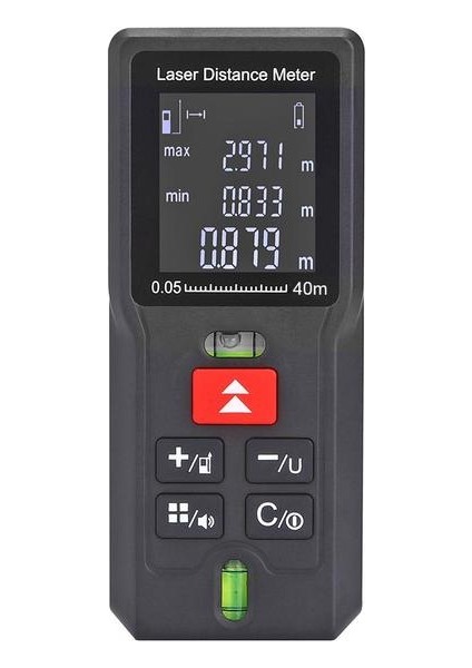 40 M Lazer Uzaklık Ölçer Yüksek Hassasiyetli Kızılötesi El Elektronik Cetvel Mesafe Ölçüm Odası Enstrüman Lazer Mezura Cihazı (Yurt Dışından)