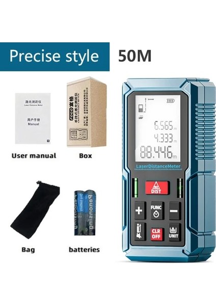 Set 2 50M 50M-120M Lazer Mesafe Ölçer Лазерная Рулетка Lazer Bulucu Dijital Lazer Mesafe Ölçer Lazer Metre Lazer Mezura (Yurt Dışından)